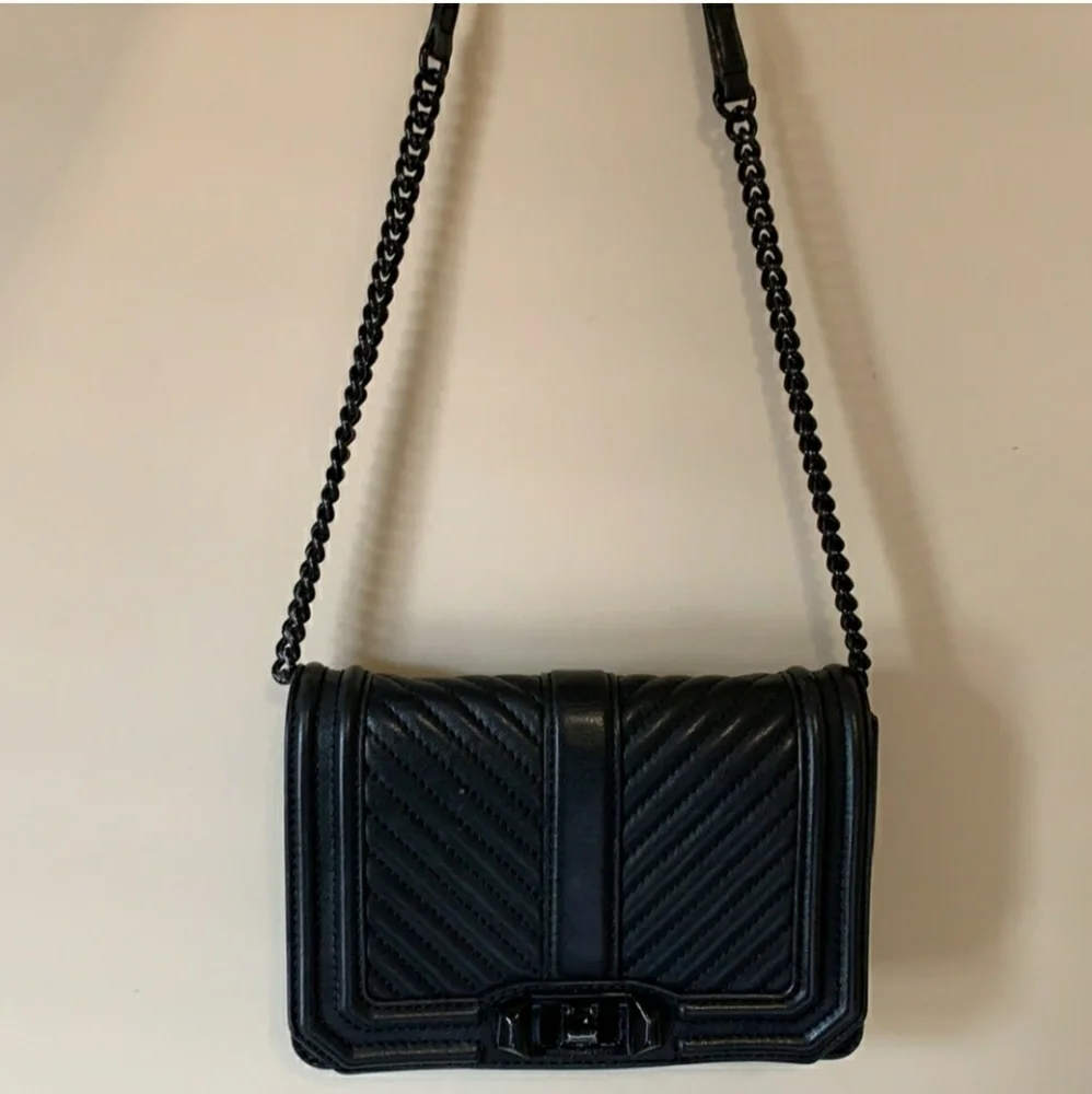 Rebecca Minkoff Designer Crossbody Chevron Purse Handbag